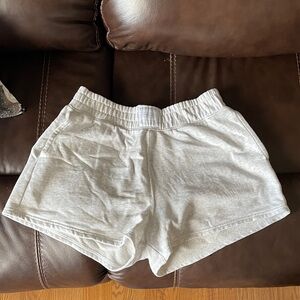 Hollister Light Gray Athletic Shorts
